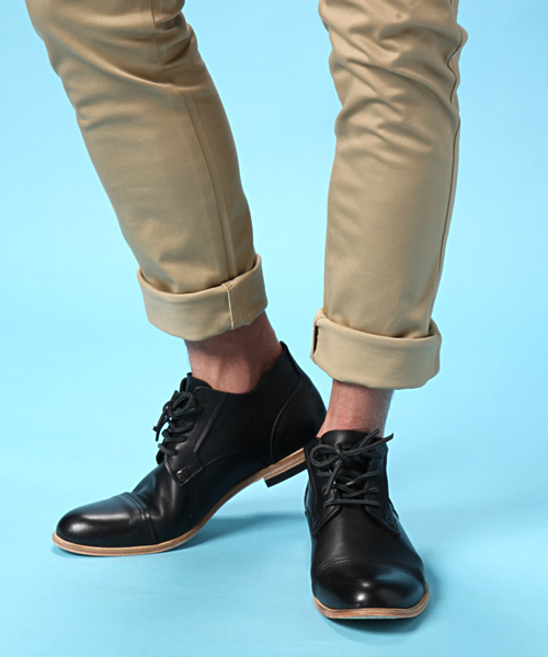 And A（アンドエー）の「Oil Leather Shoes (seesaw)（スニーカー・メンズ・ブラック/ブラウン/ライトブラウン・26.0cm/27.0cm/28.0cm）」の2枚目の写真