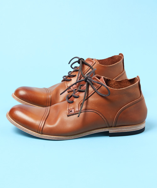 And A（アンドエー）の「Oil Leather Shoes (seesaw)（スニーカー・メンズ・ブラック/ブラウン/ライトブラウン・26.0cm/27.0cm/28.0cm）」の5枚目の写真