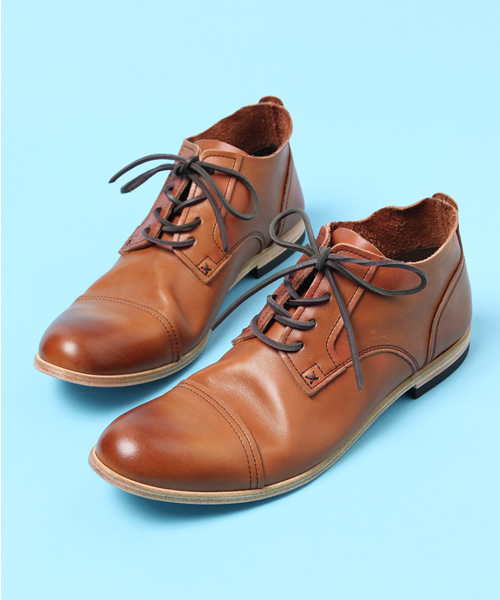 And A（アンドエー）の「Oil Leather Shoes (seesaw)（スニーカー・メンズ・ブラック/ブラウン/ライトブラウン・26.0cm/27.0cm/28.0cm）」の4枚目の写真