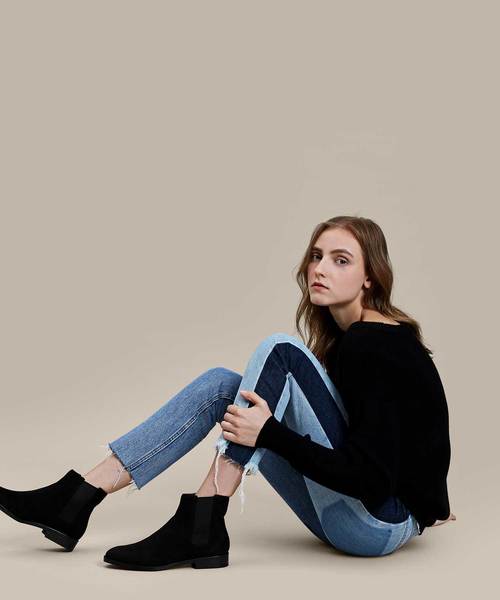 CHARLES & KEITH（チャールズ & キース）の「クラシックチェルシーブーツ / CLASSIC CHELSEA BOOTS（ブーツ・レディース・ブラック/ブルー/ライトブラウン・22.5cm/23cm/23.5cm/24.5cm/25cm/25.5cm）」の8枚目の写真