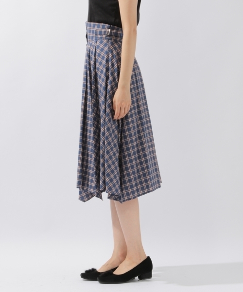 laboratory work（ラボラトリーワーク）の「ハンカチーフヘムスカート（スカート・レディース・ネイビー/グレー・MEDIUM）」の6枚目の写真