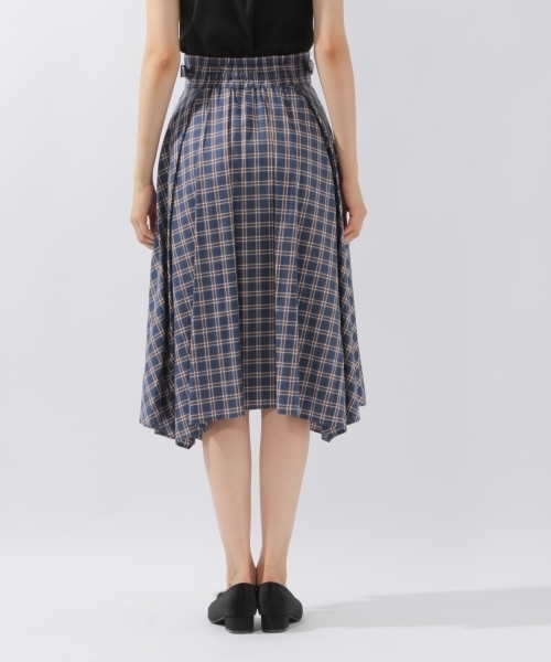 laboratory work（ラボラトリーワーク）の「ハンカチーフヘムスカート（スカート・レディース・ネイビー/グレー・MEDIUM）」の7枚目の写真