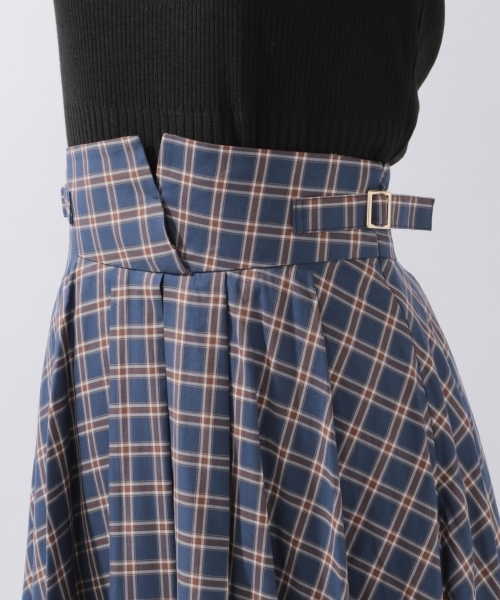 laboratory work（ラボラトリーワーク）の「ハンカチーフヘムスカート（スカート・レディース・ネイビー/グレー・MEDIUM）」の8枚目の写真