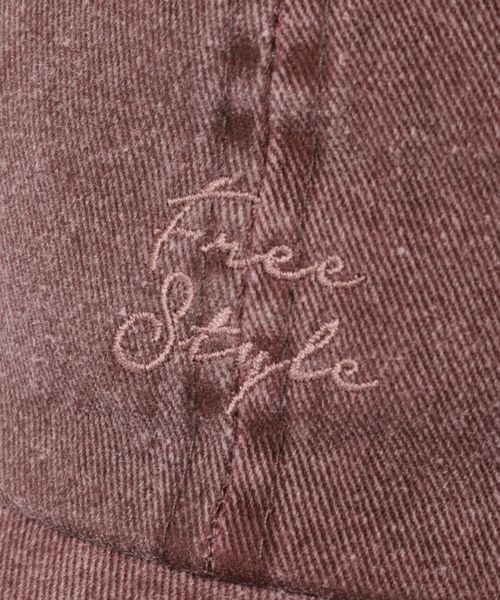 newhattan（ニューハッタン）の「【newhattan(ニューハッタン)】刺繍キャップ（キャップ・レディース・ブラック/ベージュ/オレンジ/ブルー/パープル/カーキ・FREE）」の20枚目の写真