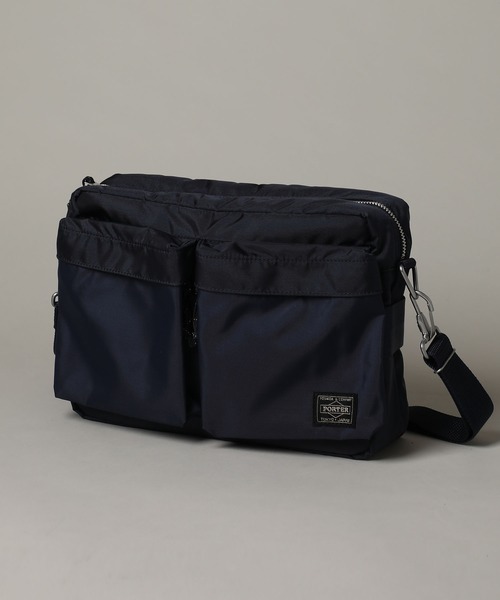 PORTER ブラック ショルダーバック PORTER ポーター フォース ショルダーバッグ(S) 855-05457 吉田