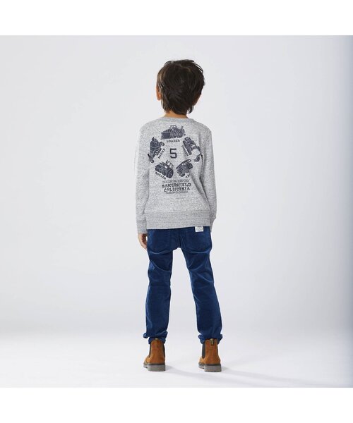 F.O.KIDS（エフオーキッズ）の「/ストレッチ別珍ストレートパンツ 10分丈（その他パンツ・キッズ・グリーン/チャコール/ダークブルー/キャメル・100/120/140/95/110/80/130/90）」の8枚目の写真