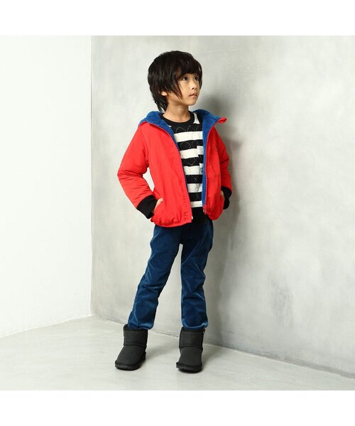 F.O.KIDS（エフオーキッズ）の「/ストレッチ別珍ストレートパンツ 10分丈（その他パンツ・キッズ・グリーン/チャコール/ダークブルー/キャメル・100/120/140/95/110/80/130/90）」の9枚目の写真