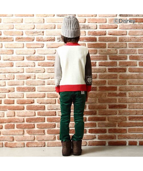 F.O.KIDS（エフオーキッズ）の「/ストレッチ別珍ストレートパンツ 10分丈（その他パンツ・キッズ・グリーン/チャコール/ダークブルー/キャメル・100/120/140/95/110/80/130/90）」の11枚目の写真