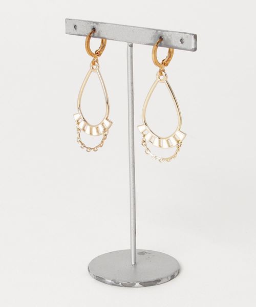 tone(トーン)の「【fleur by Miho Nakayama】チュチュピアス(ピアス(両耳用)・レディース・ホワイト/ミント/コーラルピンク・FREE)」の1枚目の写真