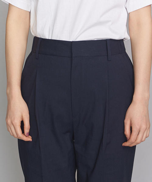 BEAUTY&YOUTH UNITED ARROWS(ビューティーアンドユースユナイテッドアローズ)の「BY レーヨンナイロンタックテーパード9分丈パンツ ◆(その他パンツ・レディース・ピンク/ベージュ/ネイビー・MEDIUM/SMALL/LARGE)」の13枚目の写真