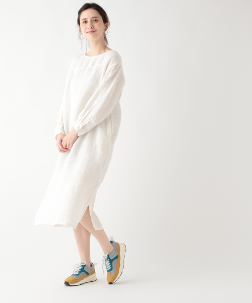 Studio Clip スタディオクリップ の リネン100iラインロングワンピース ワンピース Wear