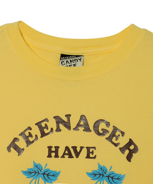 Candy Stripper(キャンディストリッパー)の「HAVE FUN Tシャツ(Tシャツ/カットソー・レディース・イエロー/オフホワイト/ブラック・2/4/3)」の5枚目の写真