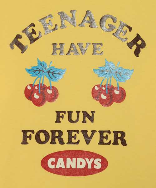 Candy Stripper(キャンディストリッパー)の「HAVE FUN Tシャツ(Tシャツ/カットソー・レディース・イエロー/オフホワイト/ブラック・2/4/3)」の8枚目の写真