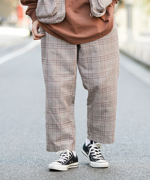 kutir(クティール)の「ワイドクロップドパンツ(その他パンツ・メンズ・ブラウン系その他/ベージュ/ブラック・LARGE/SMALL/MEDIUM)」の3枚目の写真