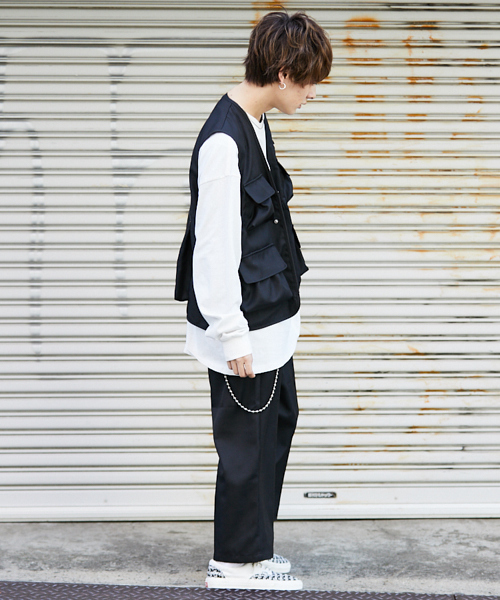 kutir(クティール)の「ワイドクロップドパンツ(その他パンツ・メンズ・ブラウン系その他/ベージュ/ブラック・LARGE/SMALL/MEDIUM)」の5枚目の写真