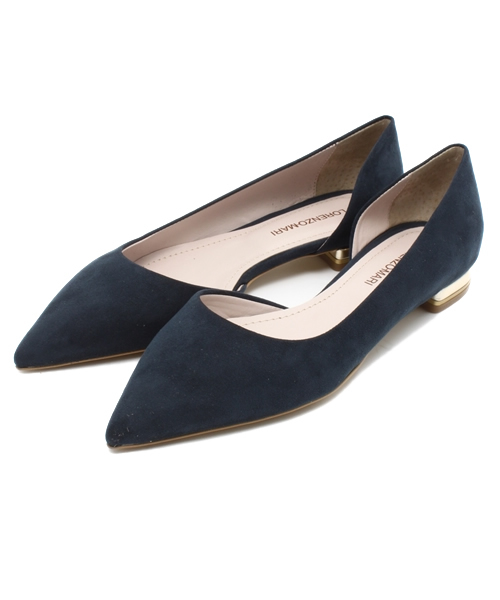 green label relaxing（グリーンレーベルリラクシング）の「[ロレンツォマリ]LORENZO MARI フラットパンプス ◆（パンプス・レディース・シルバー/ベージュ/レッド/ネイビー/ロイヤルブルー・37/36/35）」の3枚目の写真