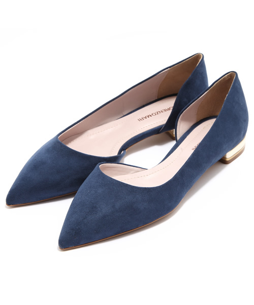 green label relaxing（グリーンレーベルリラクシング）の「[ロレンツォマリ]LORENZO MARI フラットパンプス ◆（パンプス・レディース・シルバー/ベージュ/レッド/ネイビー/ロイヤルブルー・37/36/35）」の4枚目の写真