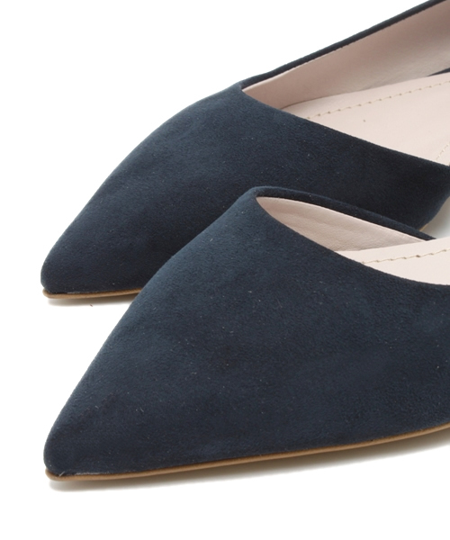 green label relaxing（グリーンレーベルリラクシング）の「[ロレンツォマリ]LORENZO MARI フラットパンプス ◆（パンプス・レディース・シルバー/ベージュ/レッド/ネイビー/ロイヤルブルー・37/36/35）」の7枚目の写真