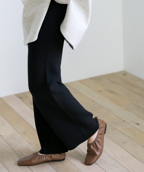 select MOCA(セレクトモカ)の「レイヤードニットセットアップ(セットアップ・レディース・ブラック/ブラウン/アイボリー・FREE)」の20枚目の写真