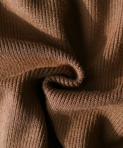 select MOCA(セレクトモカ)の「レイヤードニットセットアップ(セットアップ・レディース・ブラック/ブラウン/アイボリー・FREE)」の4枚目の写真