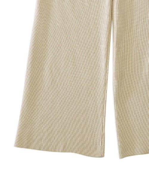 select MOCA(セレクトモカ)の「レイヤードニットセットアップ(セットアップ・レディース・ブラック/ブラウン/アイボリー・FREE)」の6枚目の写真