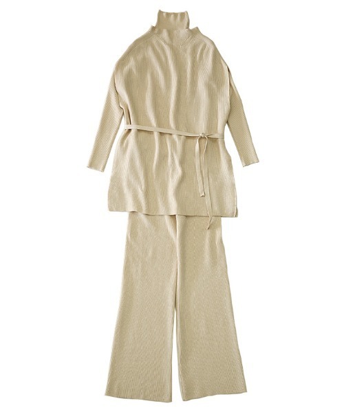 select MOCA(セレクトモカ)の「レイヤードニットセットアップ(セットアップ・レディース・ブラック/ブラウン/アイボリー・FREE)」の17枚目の写真