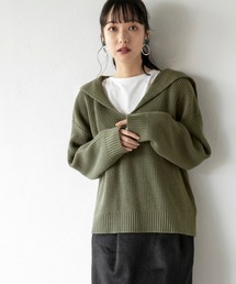 LOWRYS FARM | セーラープルオーバー　858357(ニット/セーター)