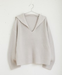 LOWRYS FARM | セーラープルオーバー　858357(ニット/セーター)