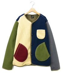 go slow caravan | ボアクレイジークルーカーデ(ノーカラージャケット)