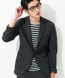 green label relaxing | □WOOL/JERSEY CUTOFF 2Bジャケット(テーラードジャケット)