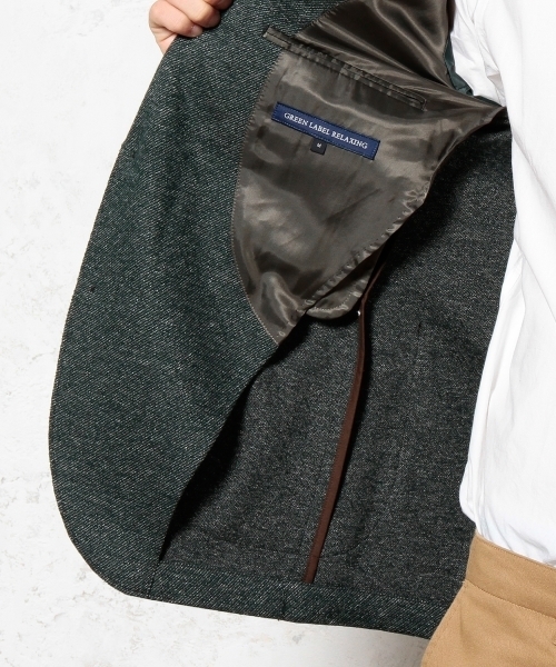 green label relaxing(グリーンレーベルリラクシング)の「□WOOL/JERSEY CUTOFF 2Bジャケット(テーラードジャケット・メンズ・ダークグレー/ダークグリーン/ネイビー・MEDIUM/X-LARGE/SMALL/LARGE)」の18枚目の写真