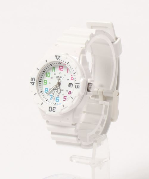 B.I.D.(ビーアイディー)の「《CASIO(カシオ)》ダイバーアナログ ミニ 腕時計(アナログ腕時計・レディース・ホワイト/ピンク/ゴールド/ブルー/ホワイト系その他/グリーン系その他/ブルー系その他/ブラック系その他2/ブルー系その他3/ピンク系その他2/ピンク系その他3/ブラック/ブルー系その他2/ピンク系その他/ブラック系その他/ブラック系その他3/ピンク系その他4/ブルー系その他4/ホワイト系その他2・FREE)」の2枚目の写真