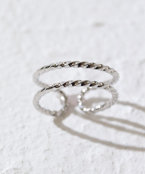 florist（フローリスト）の「【3種展開】ベーシックなきれいめオープンリング（リング・レディース・シルバー系その他/ゴールド系その他/シルバー系その他2/シルバー系その他3/ゴールド系その他2/ゴールド系その他3・FREE）」の3枚目の写真