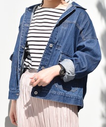 Ambre Neige | デニムジャケット／春アウター／【WEB/EC限定商品】(デニムジャケット)