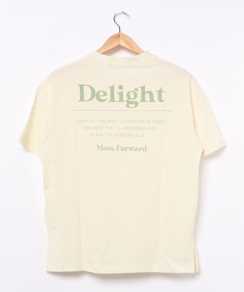 one way（ワンウェイ）の「テキストロゴT（Tシャツ/カットソー・レディース・ライトピンク/オレンジ/ライトグリーン/ライトブラウン・FREE）」の7枚目の写真