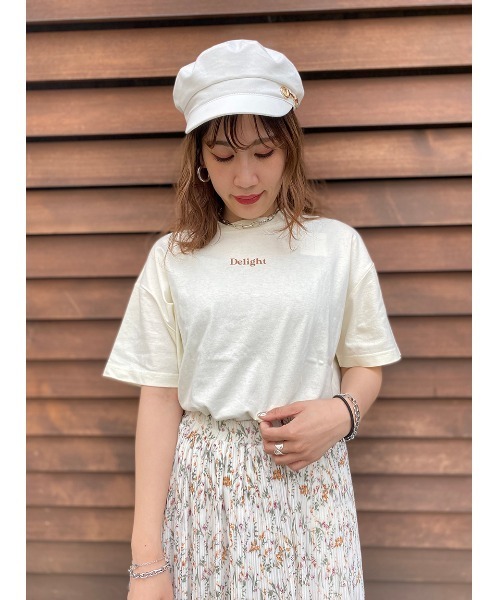 one way（ワンウェイ）の「テキストロゴT（Tシャツ/カットソー・レディース・ライトピンク/オレンジ/ライトグリーン/ライトブラウン・FREE）」の14枚目の写真