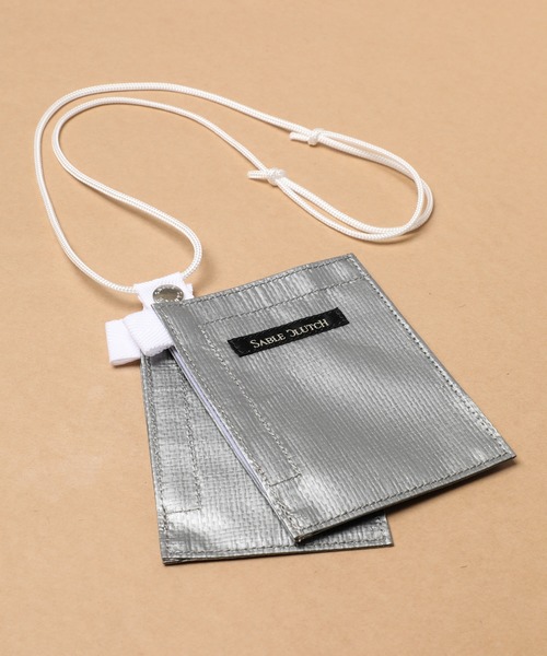 SABLE CLUTCH（セーブルクラッチ）の「EASY HOOK WALLET - NECK CORD wWHITE（財布・レディース・シルバー/ホワイト・ONE SIZE）」の9枚目の写真