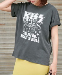 coca（coca） | KISSモノクロ ロックTシャツ(Tシャツ/カットソー)