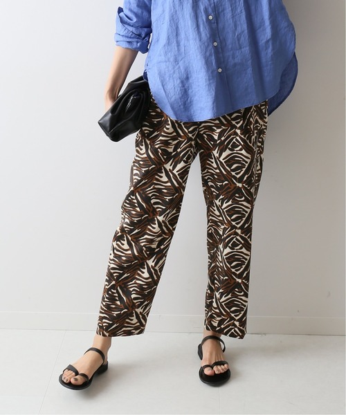 FRAMeWORK（フレームワーク）の「ストレッチサテンプリントパンツ  