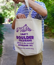 《CAMP7》mountain TOTE BAG