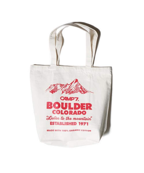 CAMP7（キャンプセブン）の「《CAMP7》mountain TOTE BAG（トートバッグ・レディース・ホワイト/ブラック/レッド/パープル・FREE）」の4枚目の写真