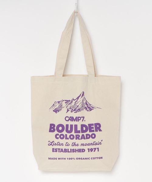 CAMP7（キャンプセブン）の「《CAMP7》mountain TOTE BAG（トートバッグ・レディース・ホワイト/ブラック/レッド/パープル・FREE）」の8枚目の写真