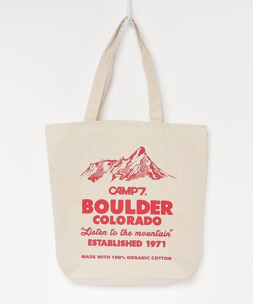 CAMP7（キャンプセブン）の「《CAMP7》mountain TOTE BAG（トートバッグ・レディース・ホワイト/ブラック/レッド/パープル・FREE）」の11枚目の写真