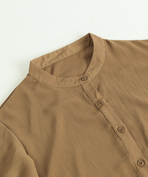 SUGAR BISKET（シュガービスケット）の「ラッフルスリーブシフォンブラウス（シャツ/ブラウス・レディース・ブラック/ブラウン/ミント/ピンク/ホワイト/ブルー/パープル系その他/ブラック系その他/グリーン系その他・M/L）」の22枚目の写真