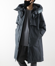 ATTACHMENT | 塩縮タスランナイロンタフタ フード付きダウンコート(ダウンジャケット/コート)