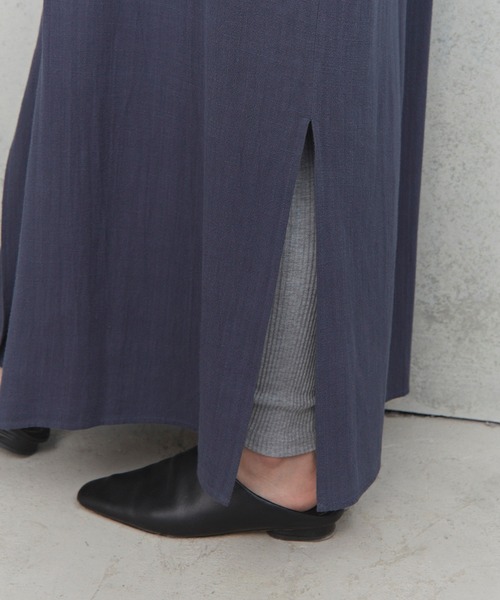 Libra Cue（リブラ キュー）の「Libra リラックスカフタンボリュームワンピース（ワンピース・レディース・ベージュ/ネイビー/ワイン・FREE）」の21枚目の写真