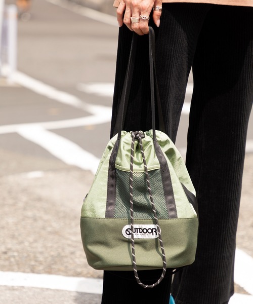 「ROSE BUD別注」(OUTDOOR PRODUCTS)2wayバッグ OUTDOOR PRODUCTS ショルダーバッグ バッグ 「ブルー・ブラウン