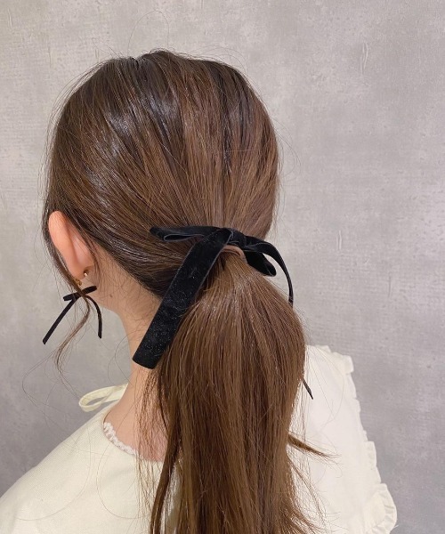 ベルベットリボンゴム（ヘアゴム）｜flower（フラワー）の