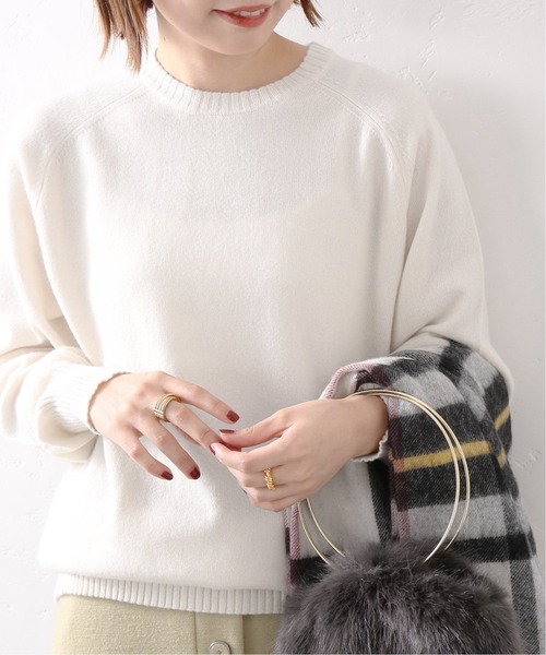 追加 カシミヤクルーネックプルオーバー La ニット セーター La トップス Totalite ラトータリテ のファッション