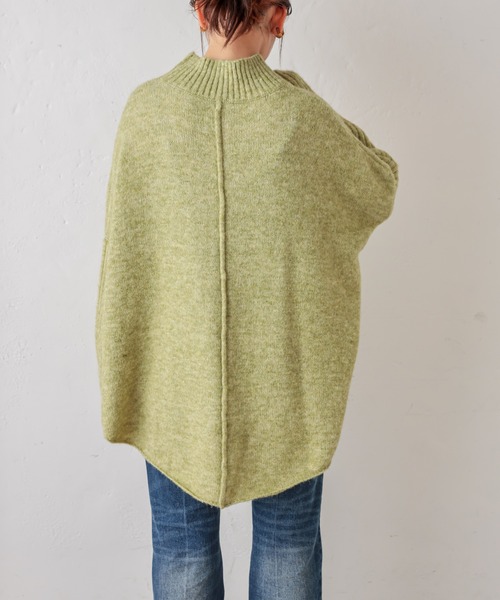 natural couture(ナチュラルクチュール)の「アウトシームラウンドヘムプルオーバー(ニット/セーター・レディース・ベージュ/グリーン/ブルー系その他/ライトベージュ・FREE)」の22枚目の写真